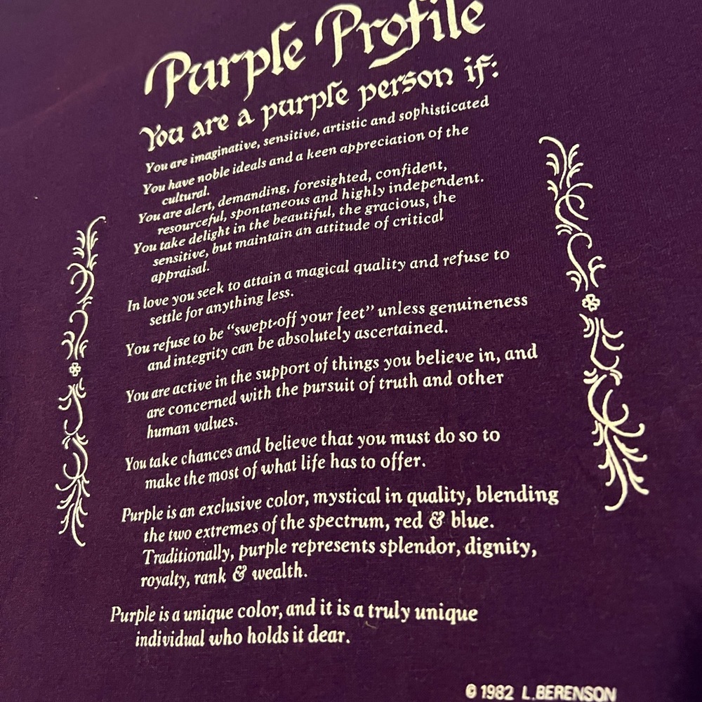 Purple Vintage Graphic Tee